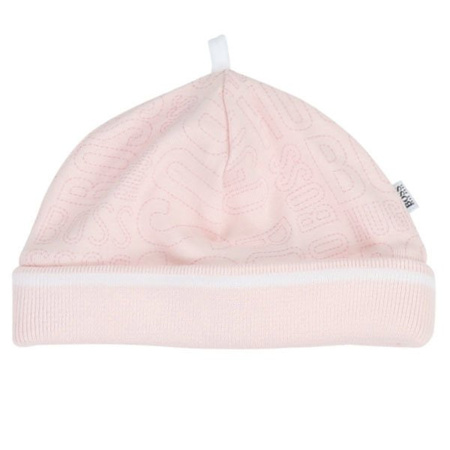 BOSS KIDS Body niemowlęce dla dziewczynki z czapką i śliniakiem