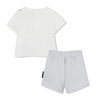 The Marc Jacobs Baby Boys pale blue and white shorts set