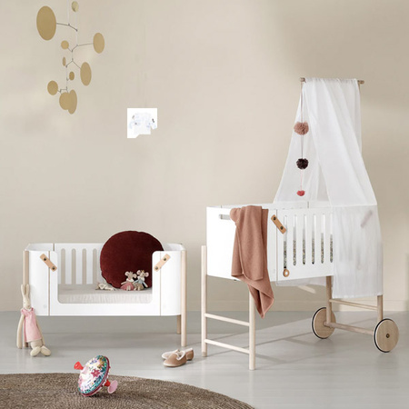 OLIVER FURNITURE Дерев'яний каркас балдахіна для дитячого ліжечка, дуб