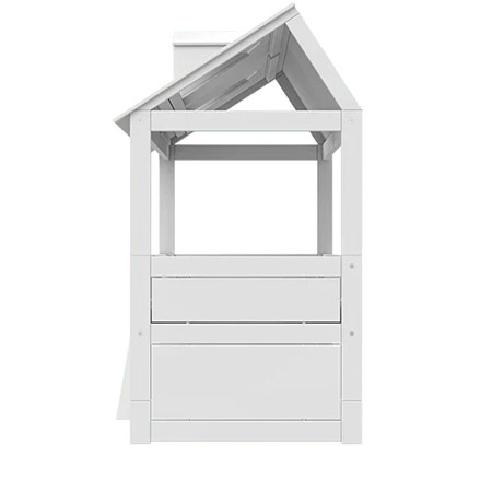 LIFETIME Kidsrooms Łóżko dziecięce Cabin Beach House 90x200, białe