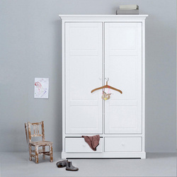 OLIVER FURNITURE Seaside Дводверна дитяча шафа, біла