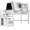 LIFETIME Kidsrooms Kid's Mid sleeper bed 128 cm