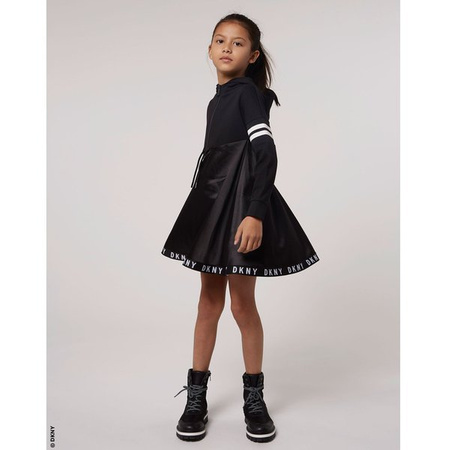 DKNY Girls hooded dress