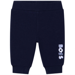 BOSS KIDS Boys Blue Cotton Tracksuit Pants