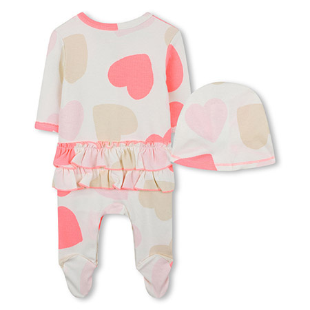 Billieblush Baby girl's romper and hat