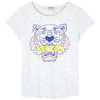 KENZO Kids T-shirt dziewczęcy z nadrukiem