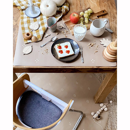 EEVEVE Deskmat Dotted - Autumn Gold, 70x44 cm