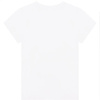 KARL LAGERFELD KIDS T-shirt dziewczęcy z krótkim rękawem biały z logo