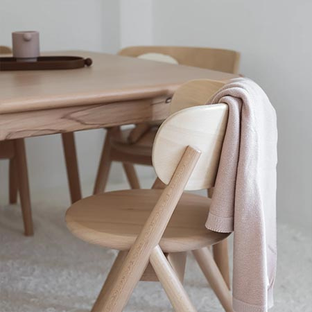 CurveLab Kids wooden Montessori chair 