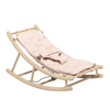 OLIVER FURNITURE Wood baby & toddler rocker, oak/rose