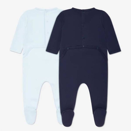 KENZO Kids Baby boys organic cotton Tiger babygrows set in blue