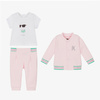 KARL LAGERFELD Kids Дитячий спортивний костюм для дівчинки 3 предмета