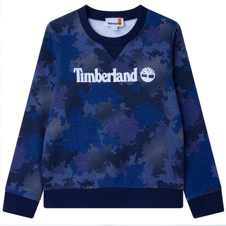 TIMBERLAND Bluza chłopięca z długim rękawem z nadrukiem