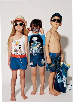 LITTLE MARC JACOBS Spodenki kąpielowe