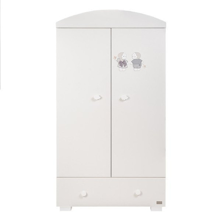 PICCI Lollipop Szafa dziecięca dwudrzwiowa biała