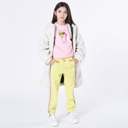 KARL LAGERFELD KIDS Brown and black mpnogram print hoddie