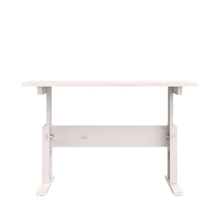 LIFETIME Kidsrooms Biurko dziecięce z regulacją wysokości, białe