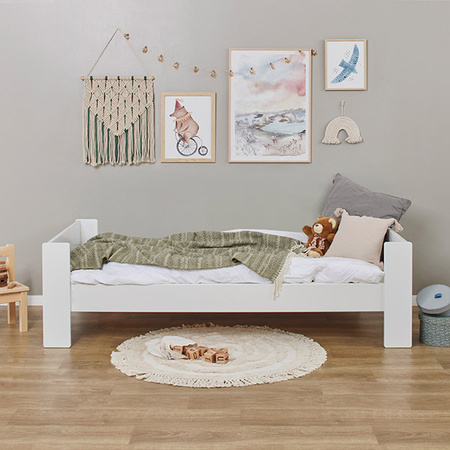  HOPPEKIDS Łóżko młodzieżowe białe 90x200 cm