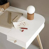 OLIVER FURNITURE Biurko dziecięce Wood białe wys. 72.6 cm z krzesłem 