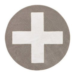 LIFETIME Kidsrooms Children's round rug grey