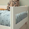 LIFETIME Kidsrooms Łóżko High Sleeper 152 cm z drabinką - Breeze, białe