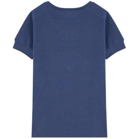 THE MARC JACOBS Sukienka dla dziewczynki granatowa z aplikacjami