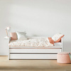 LIFETIME Kidsrooms Cabin Bed incl. Guest Bed and Bed Drawer, white
