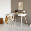 OLIVER FURNITURE Дитячий дерев'яний стіл, білий, висота 72,6 см