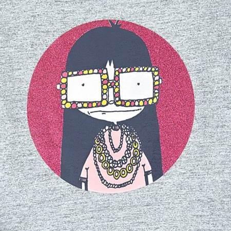 THE MARC JACOBS T-shirt dziewczęcy z długim rękawem Miss Marc