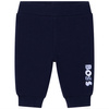 BOSS KIDS Boys Blue Cotton Tracksuit Pants