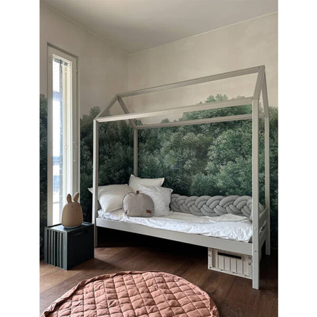  HOPPEKIDS  ECO Comfort Łóżko dziecięce domek 70x160 cm szare