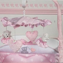 PICCI NANNY Carousel with Music Box Cream