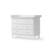OLIVER FURNITURE WOD Dresser with 3 drawers and changing table, white