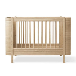 OLIVER FURNITURE Łóżeczko dziecięce Wood MINI dąb + z pakietem junior do 9 lat