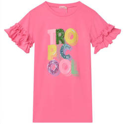 BILLIEBLUSH Girls short sleeves dress in fuchsia