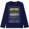 TIMBERLAND Boys short sleeve navy t-shirt with logo