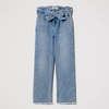 TWINSET Girls blue jeans with rhinestones