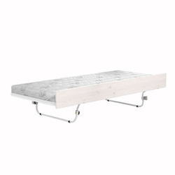 LIFETIME Kidsrooms Łóżko gościnne z półautomatyczną funkcją wysuwania 90x200 cm, whitewash