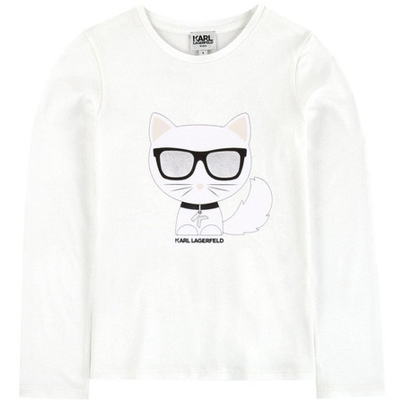 KARL LAGERFELD KIDS T-shirt z długim rękawem