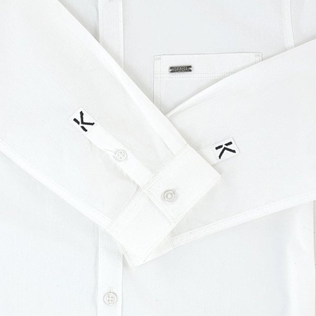 KARL LAGERFELD KIDS Koszula chłopięca z długim rękawem biała