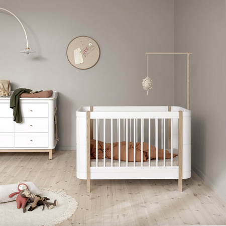 OLIVER FURNITURE Stelaż do baldachimu do łóżeczka dziecięcego Wood Mini, white