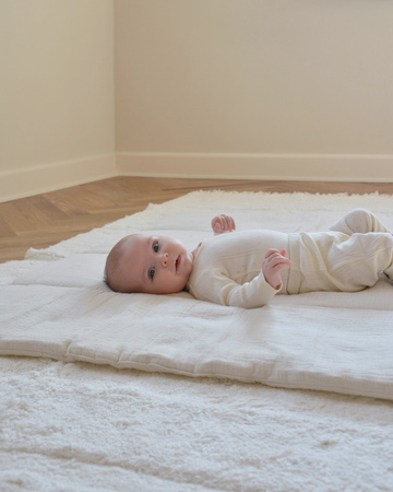 We Are Bitte Calm Play Mat,   Light Stone