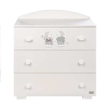 PICCI Lollipop Komoda do pokoiku dziecięcego z trzema szufladami