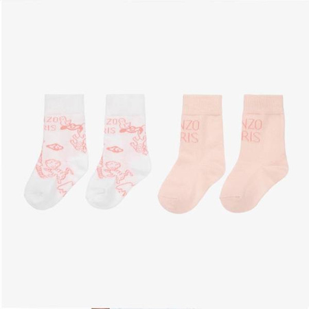 KENZO Kids Knitted baby socks 2 pairs
