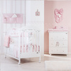 PICCI Nene Dresser changing table white with teddy bear with pink ribbon