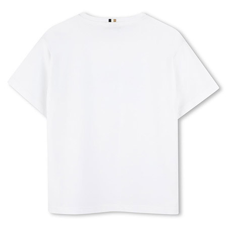 BOSS KIDS Komplet chłopięcy t-shirt z krótkim rękawem i bermudy