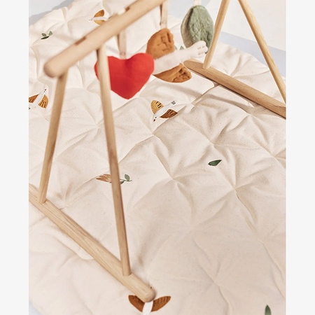 DEAR APRIL Embroidered bean bag, Songbirds