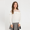 TWINSET Girls short black and white check skirt