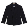 BOSS Kids Boys two-piece navy striped suit