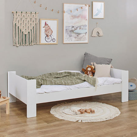  HOPPEKIDS Łóżko młodzieżowe białe 90x200 cm